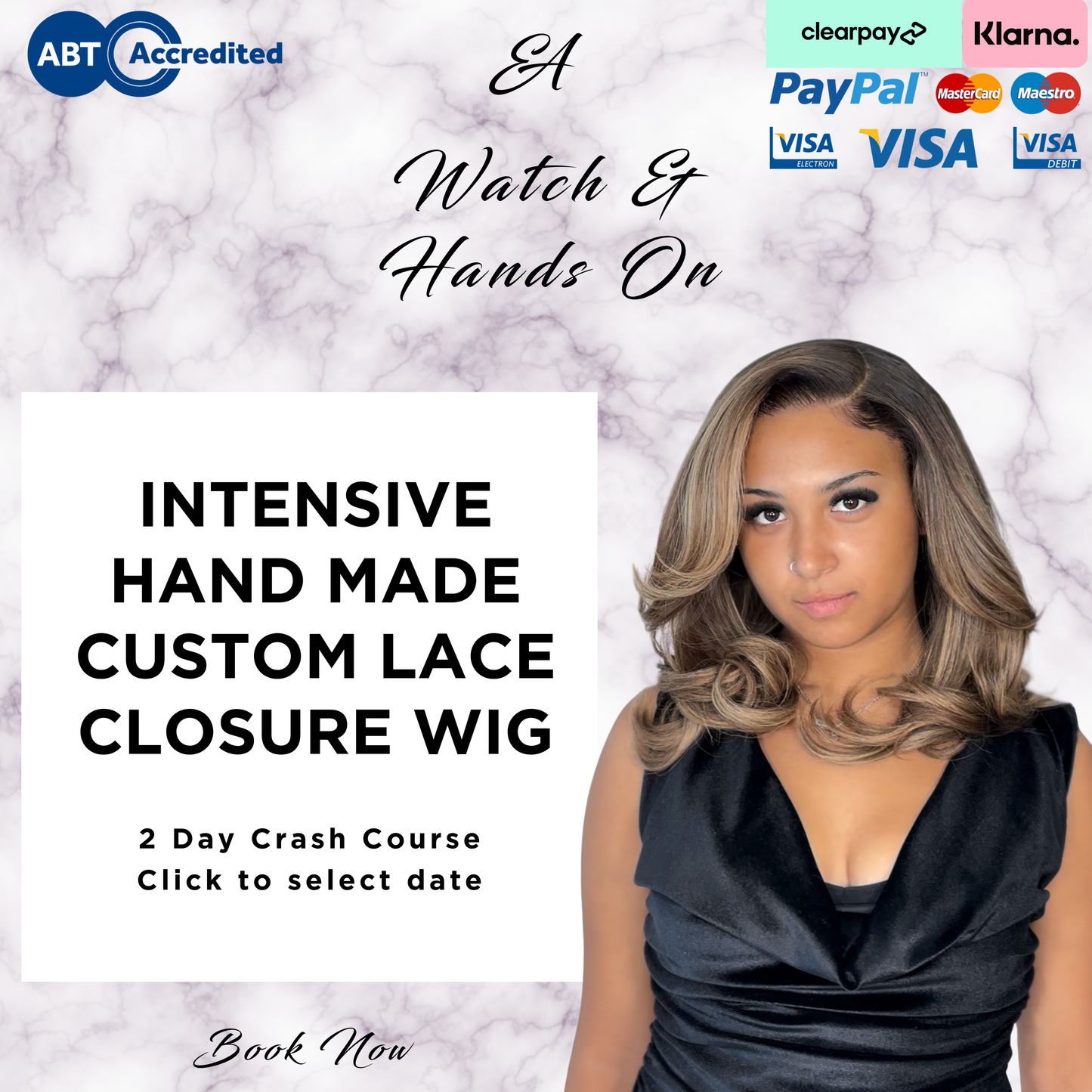 Hand Made Custom Lace Wig Intensive Class Accredited