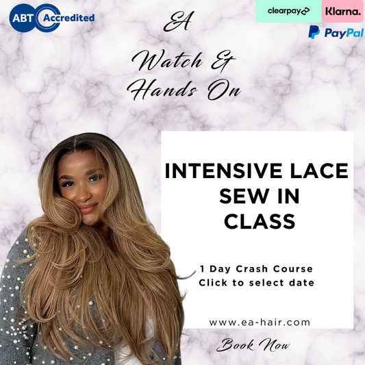 Lace Sew in Intensive Class Accredited