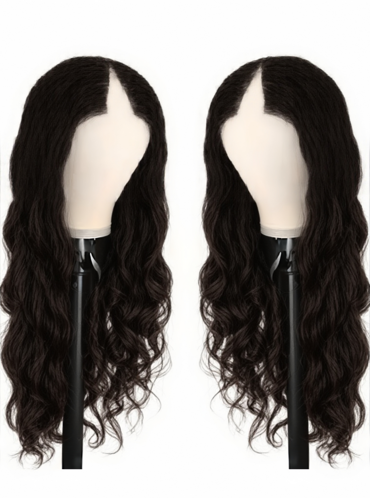 V Part Wig