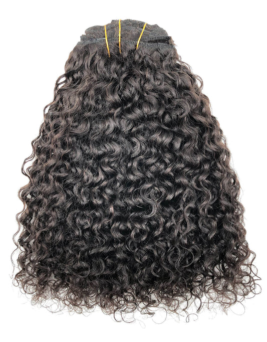 Human Hair Double Drawn Clip-in Full Set