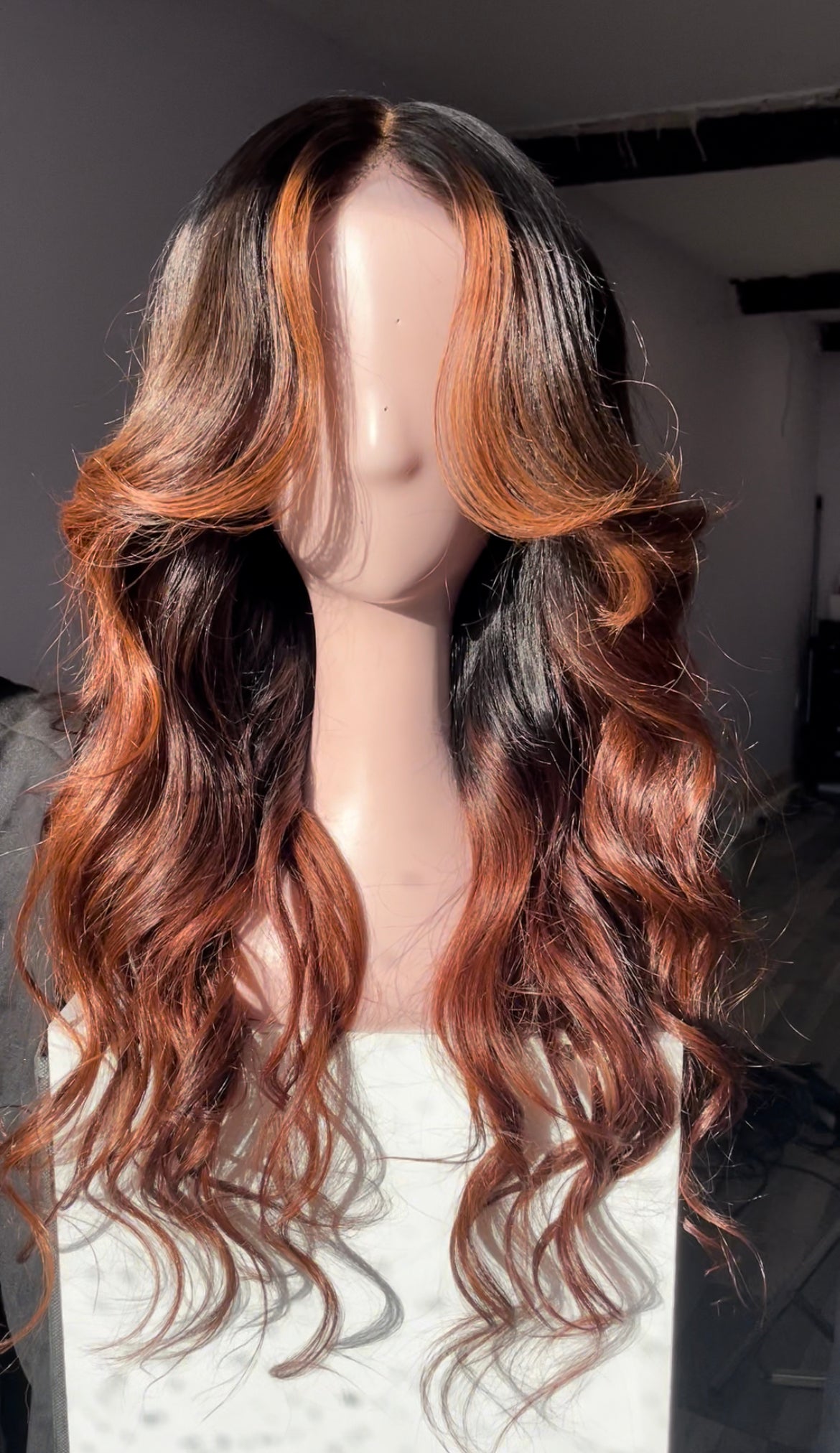 Natural Copper Balayage Wig - Harriot
